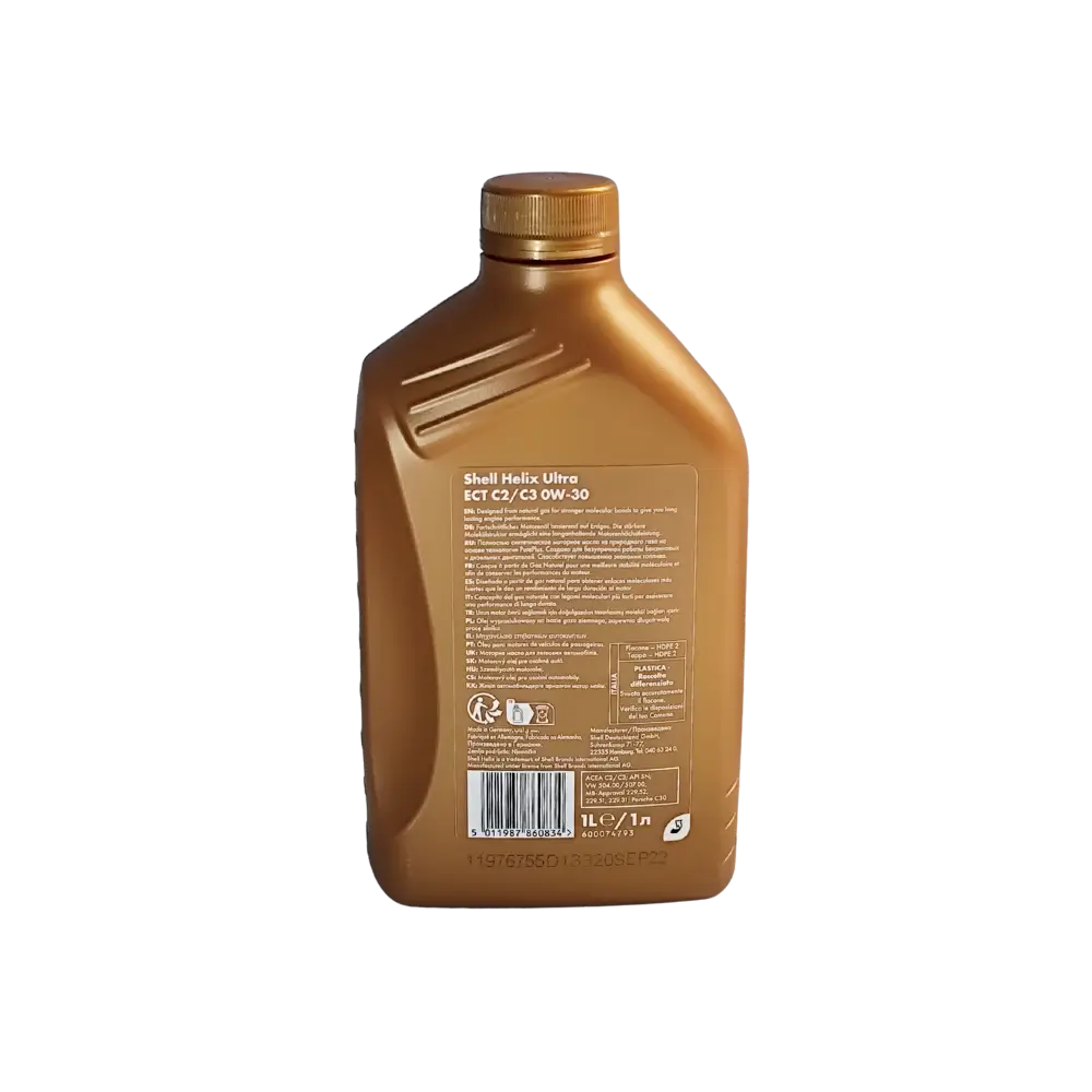 Posterior Shell Helix Ultra 0W30 1L